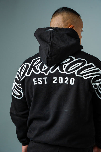 Hype Hoodie Black/Snow