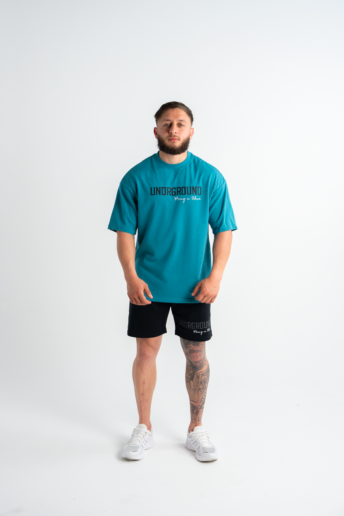UG MOVING IN SILENCE TEE x 'OCEAN FADE'