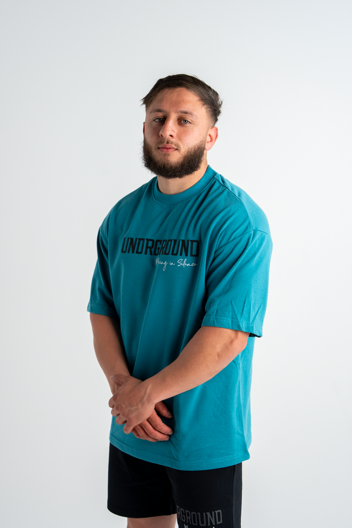 UG MOVING IN SILENCE TEE x 'OCEAN FADE'