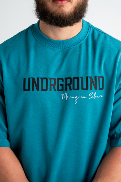 UG MOVING IN SILENCE TEE x 'OCEAN FADE'