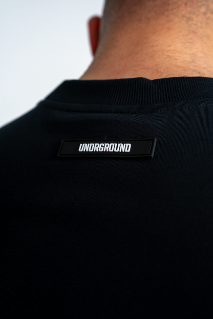 UG MOVING IN SILENCE TEE x 'BLACK/RED'