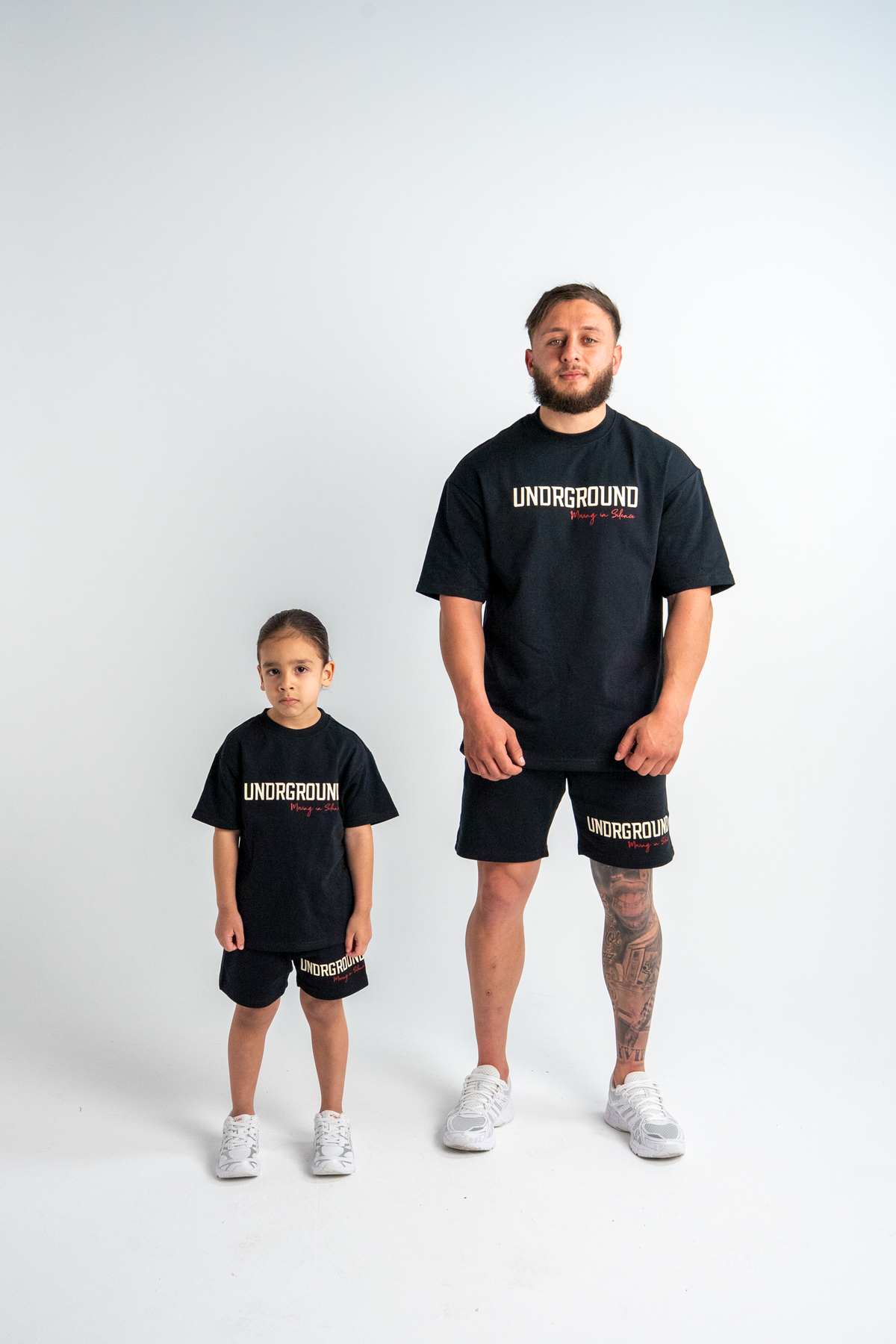 UG MOVING SILENCE SHORTS 'BLACK/CREAM'