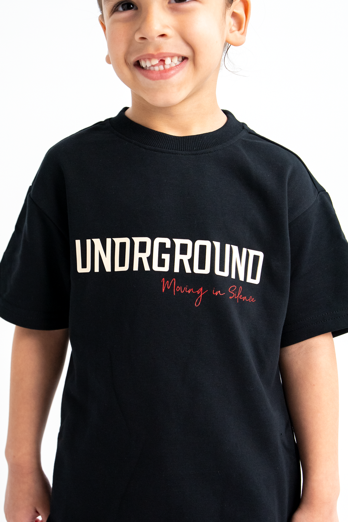 UG MOVING SILENCE KIDS TEE 'BLACK'