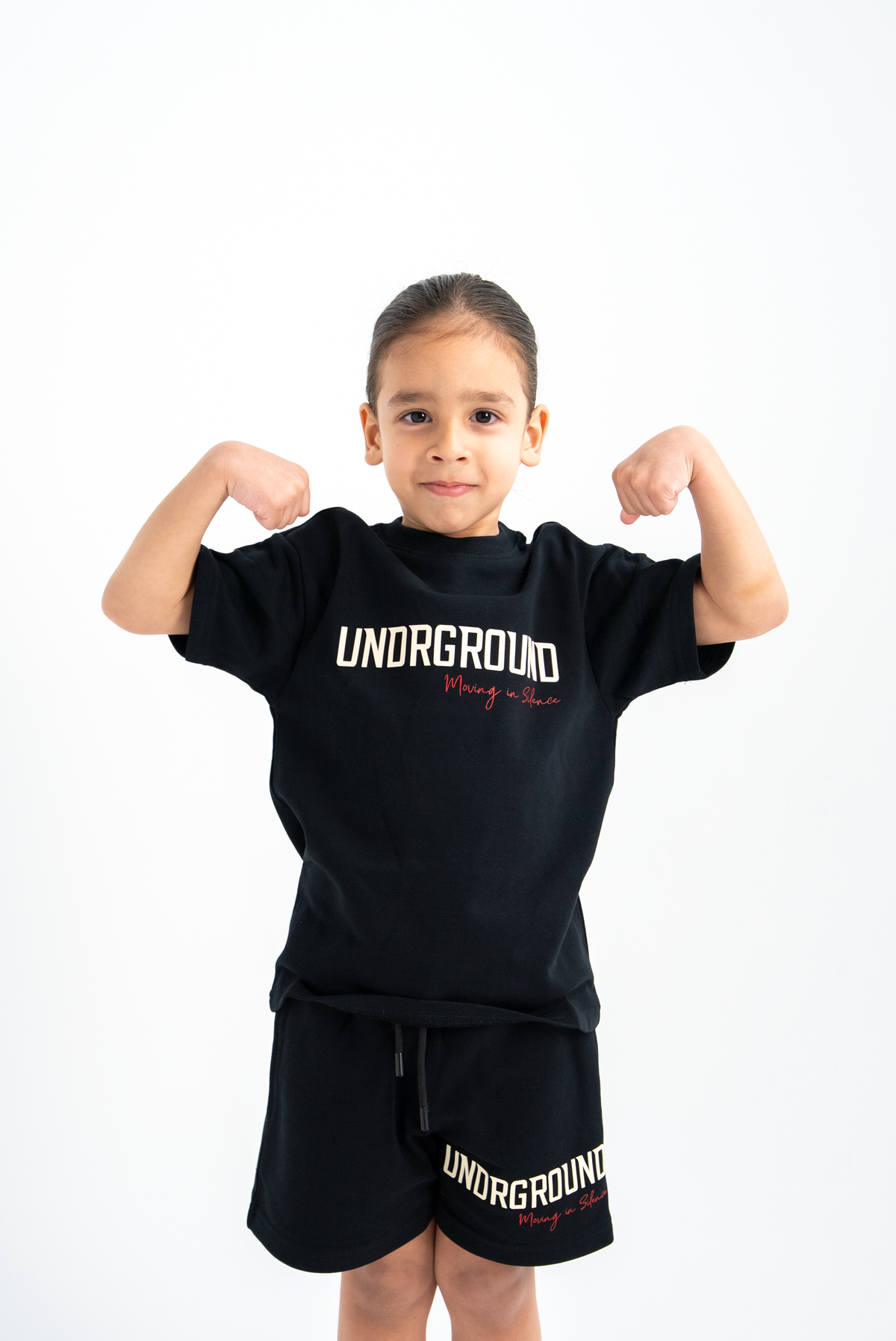 UG MOVING SILENCE KIDS TEE 'BLACK'