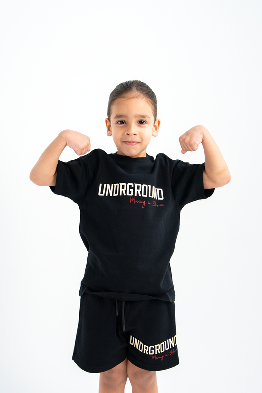 UG MOVING SILENCE KIDS TEE 'BLACK'