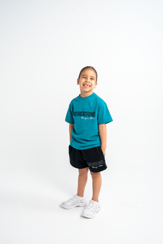 UG MOVING SILENCE KIDS TEE 'OCEAN FADE'