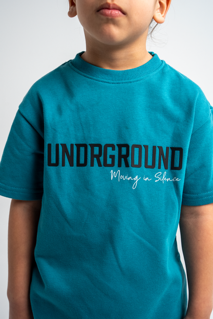 UG MOVING SILENCE KIDS TEE 'OCEAN FADE'