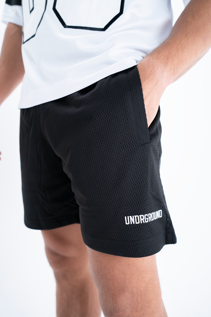 UG MOVING IN SILENCE MESH SHORTS 'BLACK'