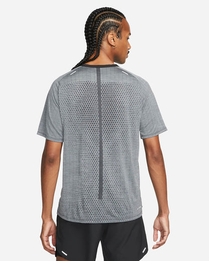 Nike Tech Knit Dri-FIT ADV Short-sleeve ' Black/Smoke Grey'