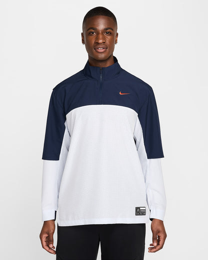 Nike Golf Club Dri-FIT 1/2-Zip Golf Jacket ' Obsidian/Football Grey'