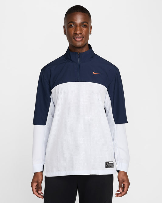 Nike Golf Club Dri-FIT 1/2-Zip Golf Jacket ' Obsidian/Football Grey'