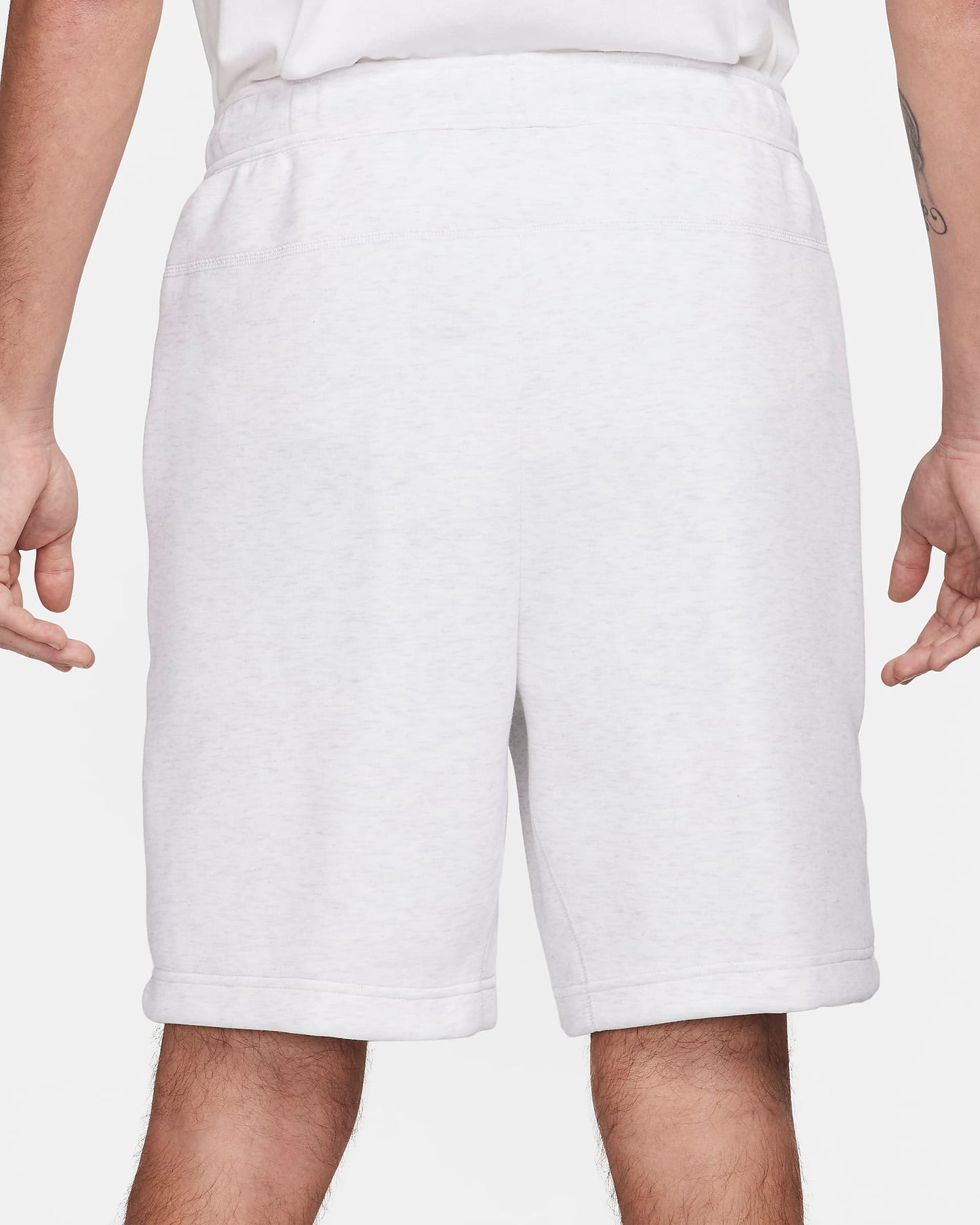 Nike Tech Fleece Shorts 'Birch Heather/Black'