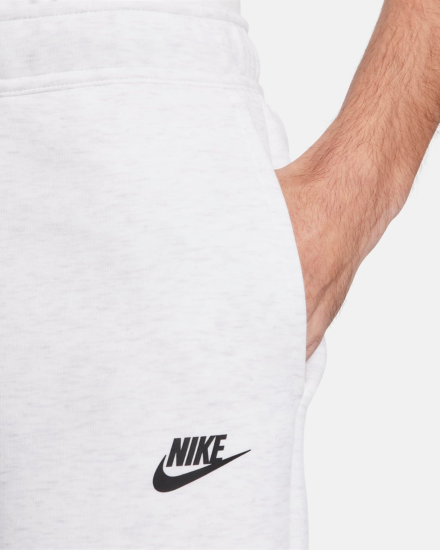 Nike Tech Fleece Shorts 'Birch Heather/Black'