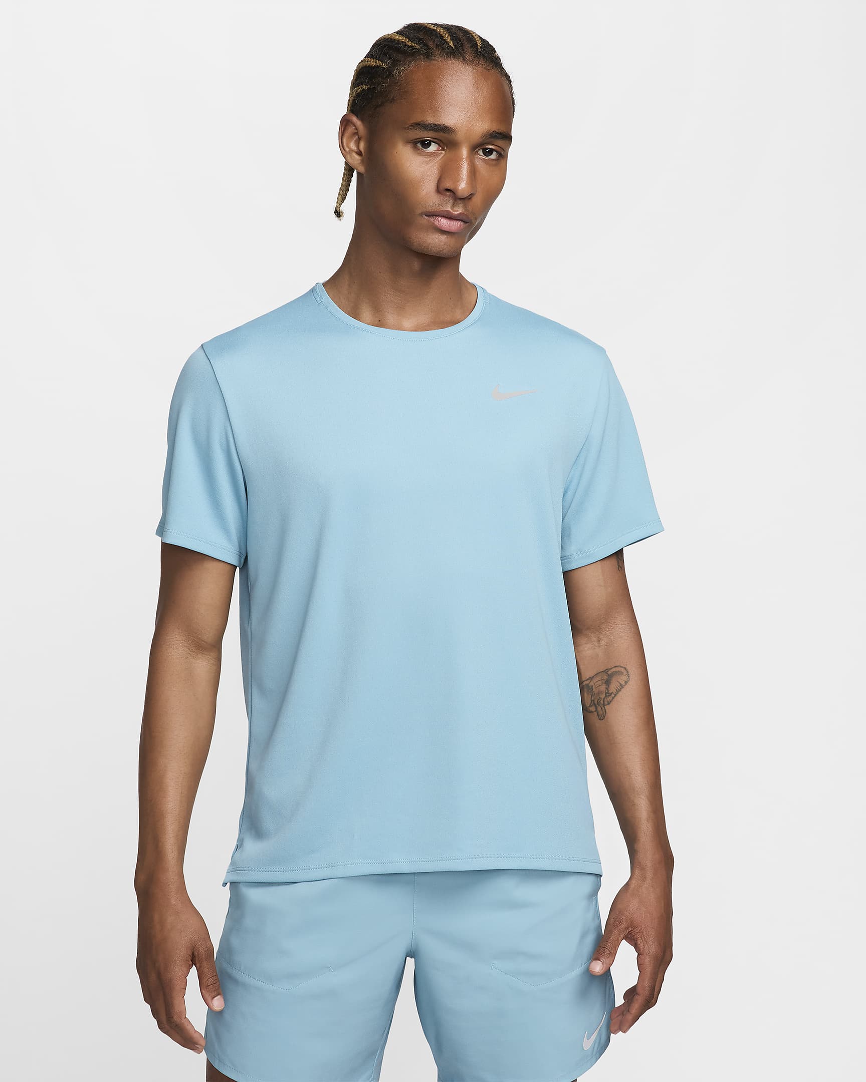 Men's Dri-FIT UV Short-Sleeve Top 'Denim Turquoise'