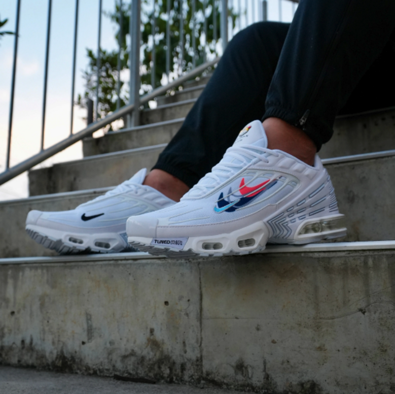 Men's Nike Air Max Plus TN3 'Multi Swoosh White Grey'