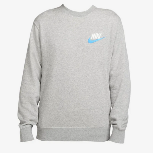 Men's Nike Club French Terry Crew 'Dark Grey Heather'