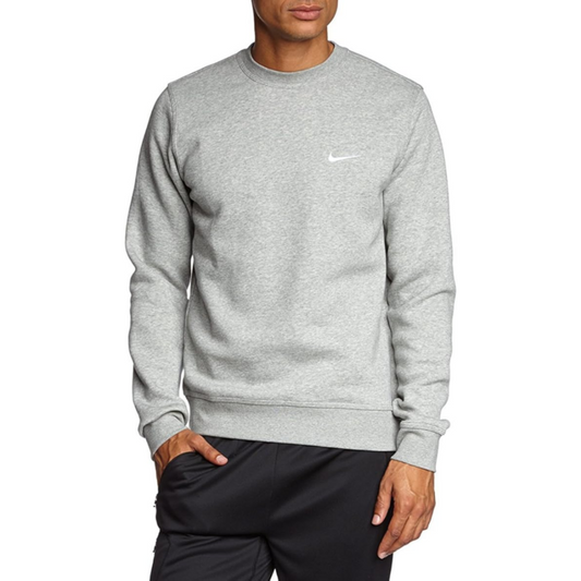 Men's Nike Crew-Neck Sweatshirt 'Grey/White'