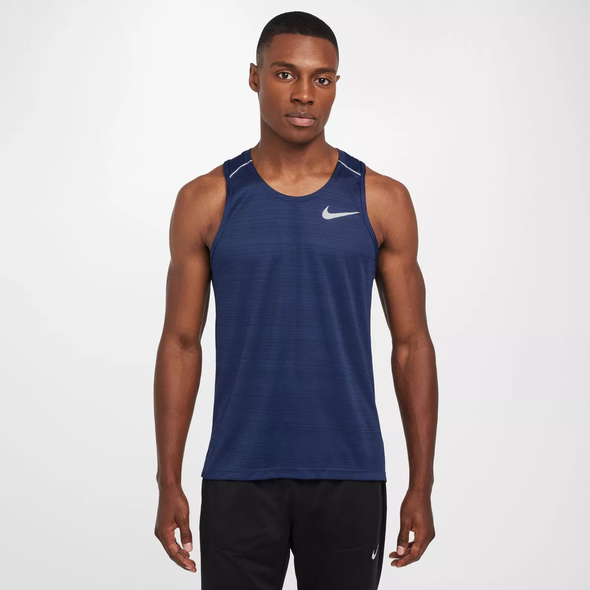 Men's Nike Dri-Fit Miler Tank Top 'Navy Blue'