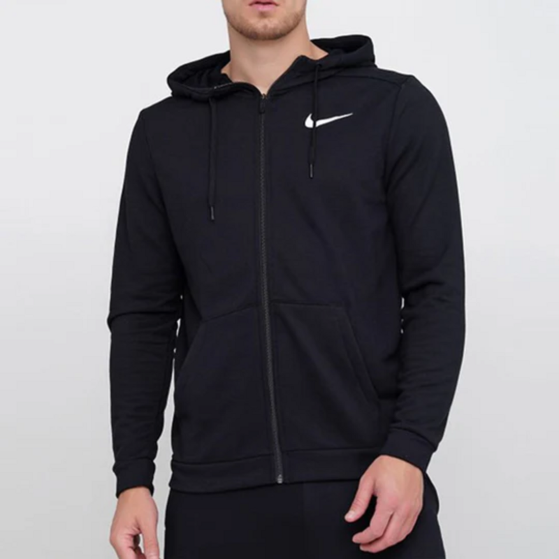 Men's Nike Dri-fit Zip-up Training Hoodie 'Black'