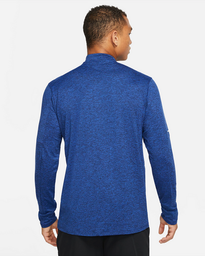 Men's Nike Element Dri-FIT 1/2-Zip Running Top 'Obsidian/Game Royal'