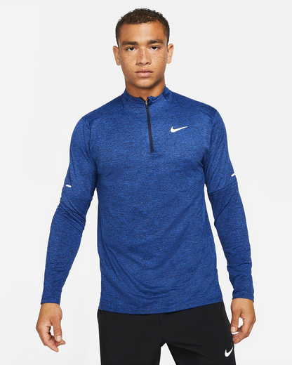 Men's Nike Element Dri-FIT 1/2-Zip Running Top 'Obsidian/Game Royal'