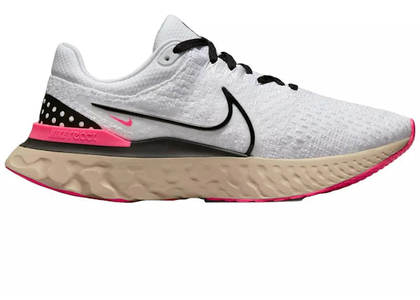 Men's Nike React Infinity Run Flyknit 3 'White Hyper Pink'