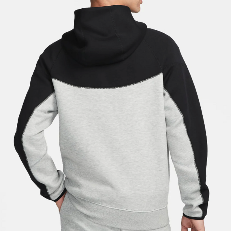 Men's Nike Tech Fleece Windrunner 'Dark Grey Heather/Black/White'