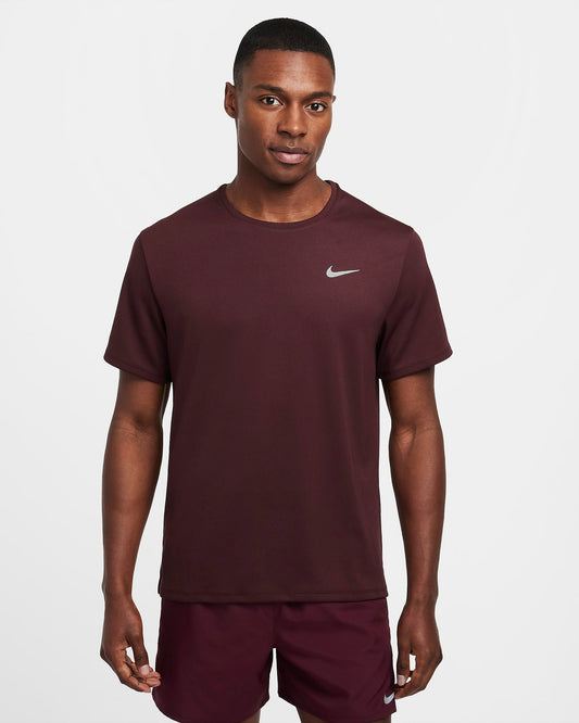 Nike Dri-Fit Miler 1.0 T-Shirt 'Burgundy Crush'