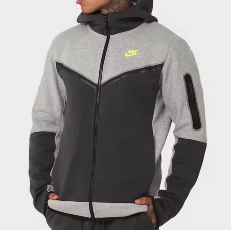 Nike Sportswear Tech Fleece Full-Zip Hoodie 'Dark Grey Heather/Anthrac