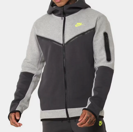 Nike Sportswear Tech Fleece Full-Zip Hoodie 'Dark Grey Heather/Anthrac