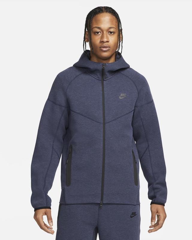 Nike Tech Fleece Windrunner Full-Zip Hoodie 'Obsidian/Black'