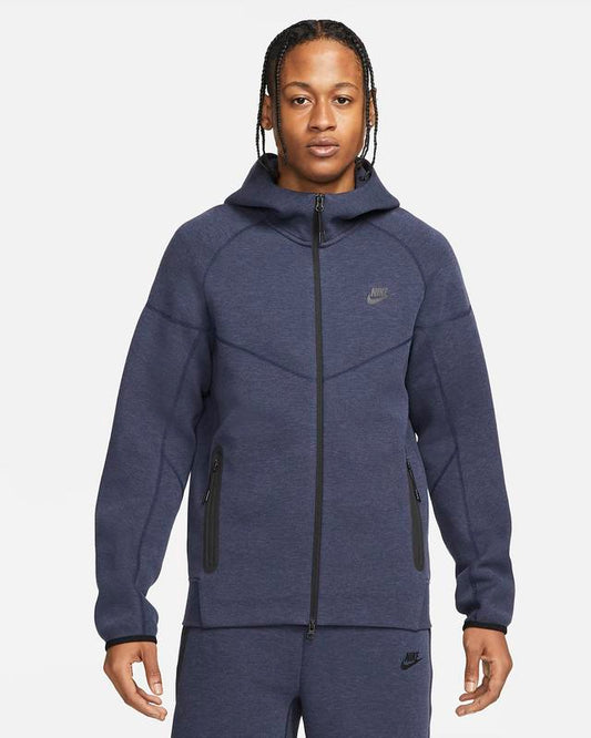 Nike Tech Fleece Windrunner Full-Zip Hoodie 'Obsidian/Black'