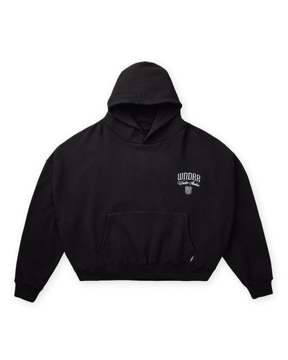 WNDRR PAVILION BOX FIT HOOD SWEAT 'BLACK'