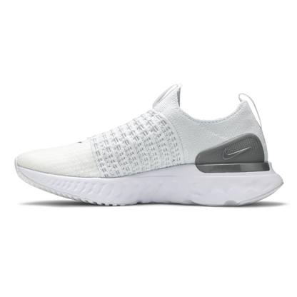 Women's Nike Phantom React Flyknit 2 'True White/Metallic Silver'