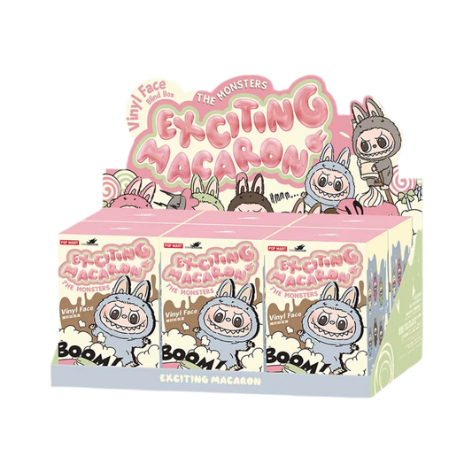 Pop Mart Labubu v1 Exciting Macaron Face Blind Box x6