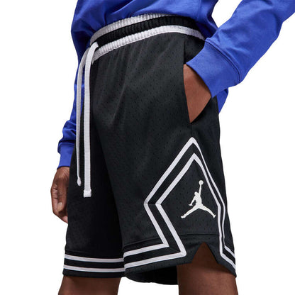 Jordan Dri-FIT Sport Diamond Basketball Shorts 'Black/White'