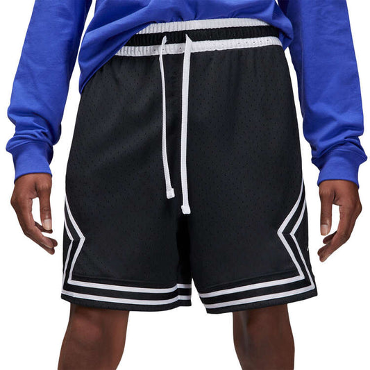 Jordan Dri-FIT Sport Diamond Basketball Shorts 'Black/White'