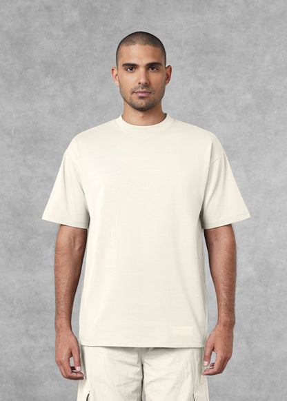 TGM Men Web Print T-Shirt 'Ivory'