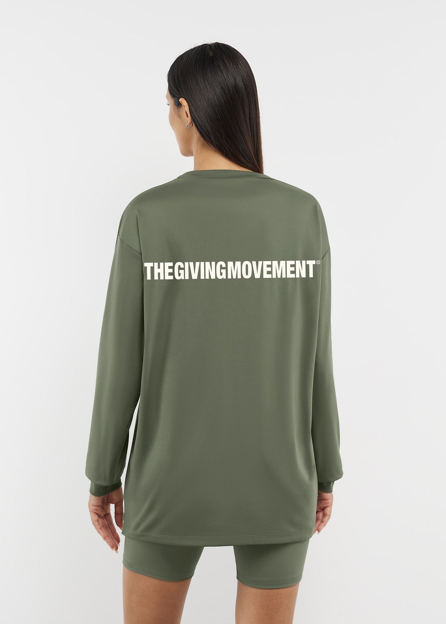 TGM Oversized Long Sleeve T-Shirt 'Clay'