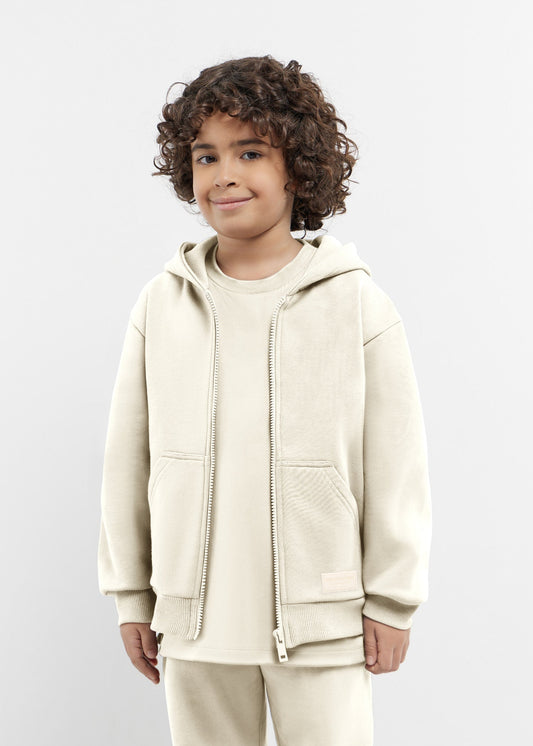 TGM Oversized Zip Hoodie 'Ivory'