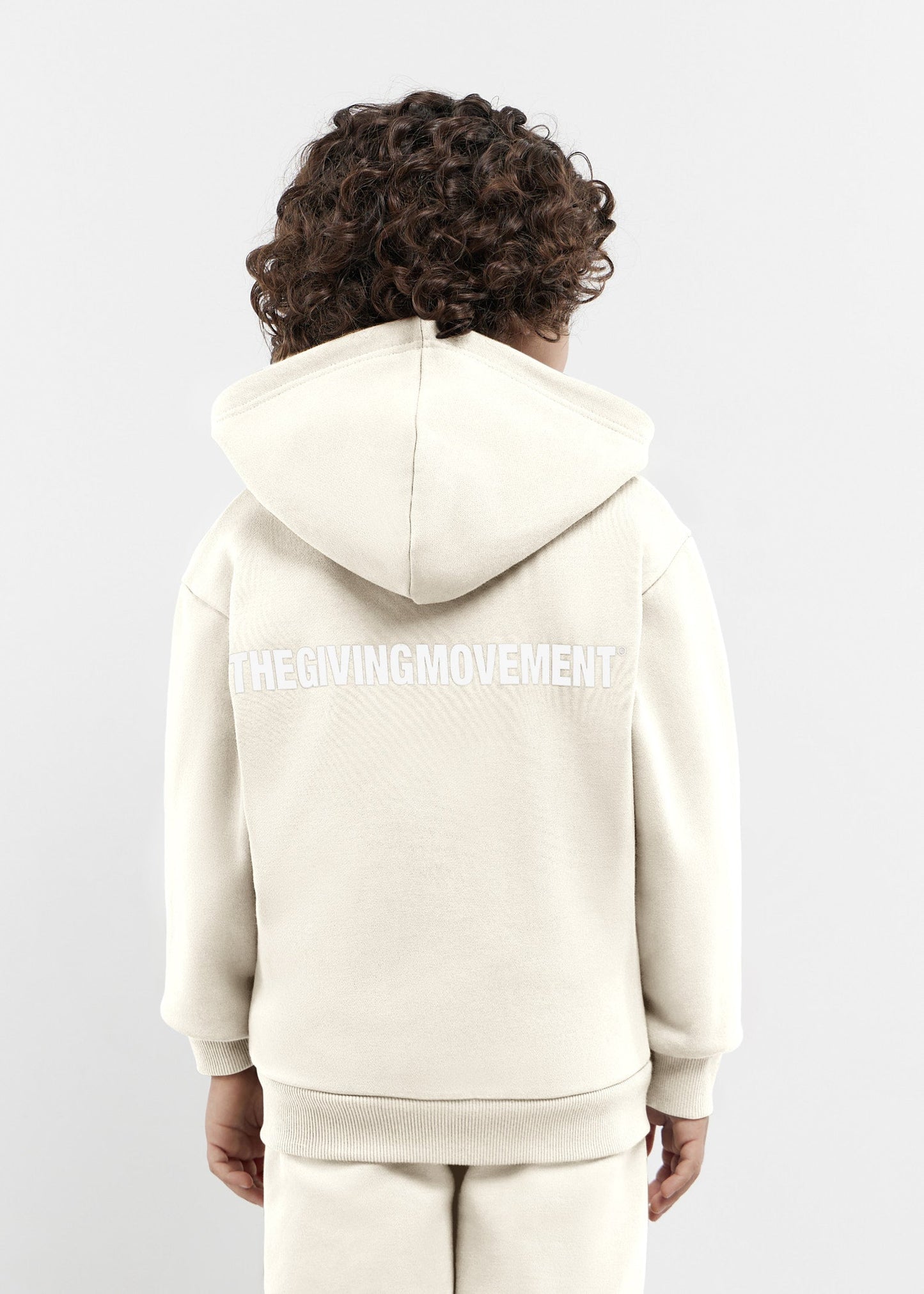 TGM Oversized Zip Hoodie 'Ivory'