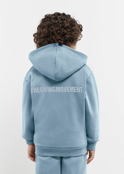 TGM Oversized Zip Hoodie 'Powder Blue'