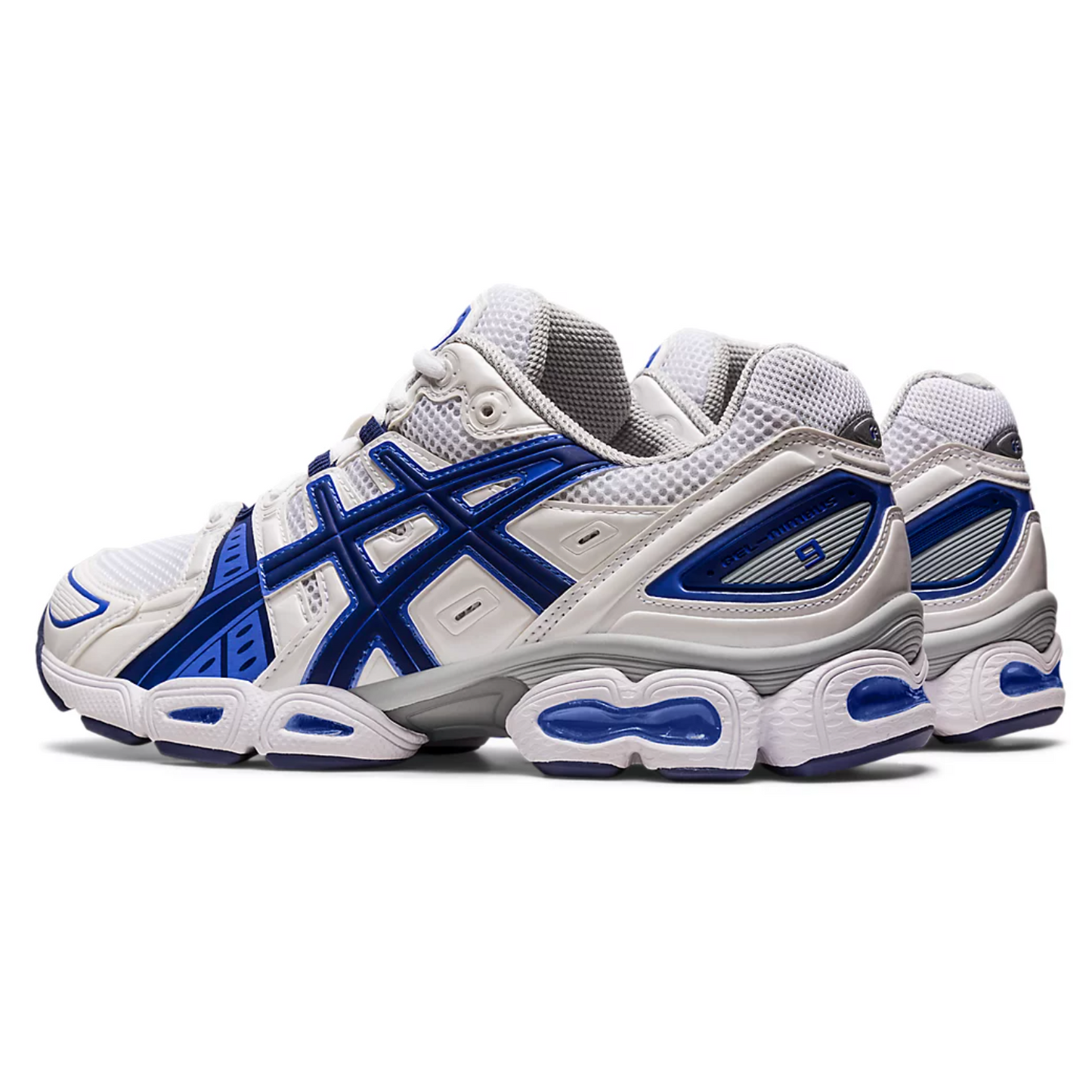 Men's ASICS GEL-Nimbus 9 'White/Indigo Blue'