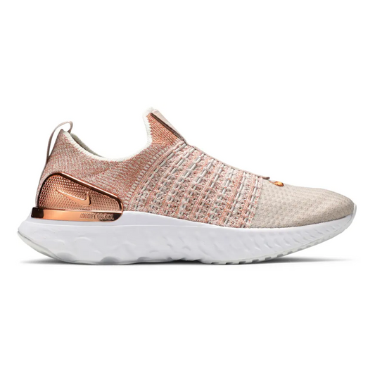 Women's Nike React Phantom FlyKnit 2 Premium 'Fossil Stone Metallic Red Bronze'