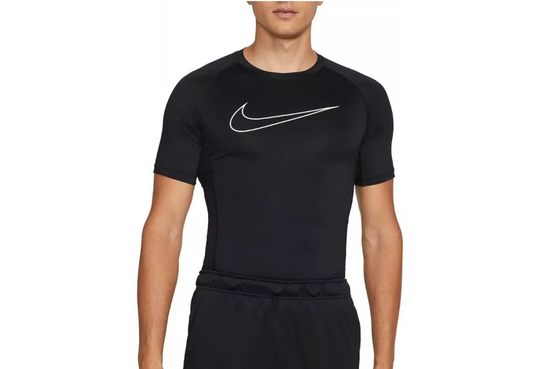 Nike Pro Dri-Fit Tight Fit Short Sleeve T-Shirt 'Black'