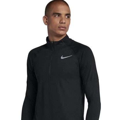 Nike Element Men's Dri-FIT 1/2-Zip Running Top 'Black'