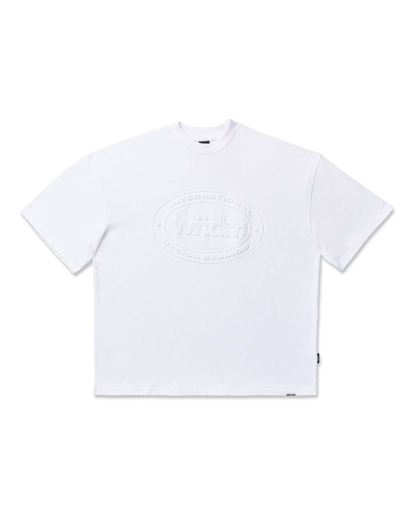 WNDRR TOKEN HEAVY WEIGHT TEE 'WHITE'