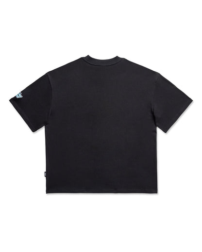 WNDRR DRIVETRAIN HEAVY WEIGHT TEE 'BLACK'
