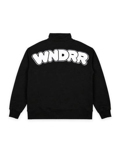 WNDRR NIMBUS 1/4 ZIP SWEAT 'BLACK'