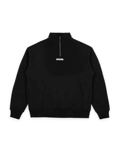 WNDRR NIMBUS 1/4 ZIP SWEAT 'BLACK'